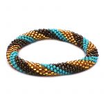 Turquoise/Gold/Brown