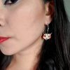 Mia Jewel Shop: Tribal Sugar Cat Face Earrings