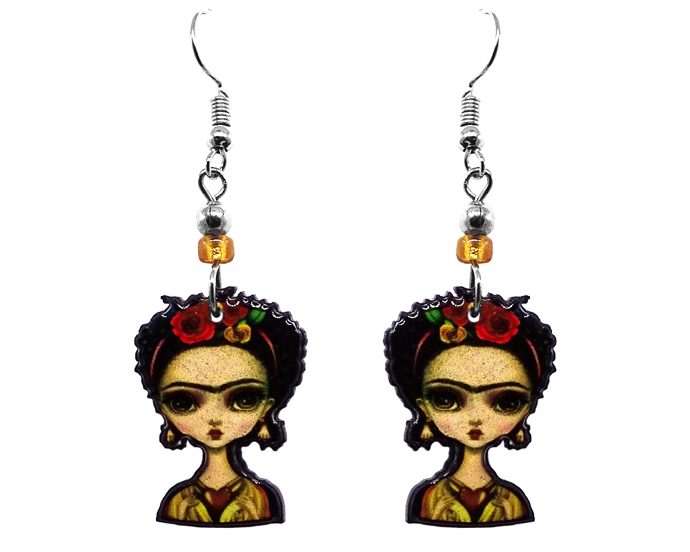 Frida Abstract Earrings - Mia Jewel Shop - Boho Art Ethnic Jewelry