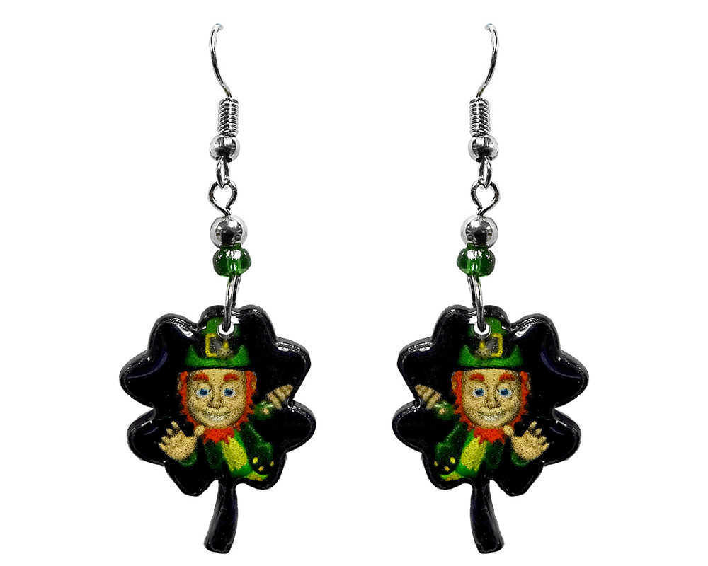 Leprechaun St Patrick's Day Earrings