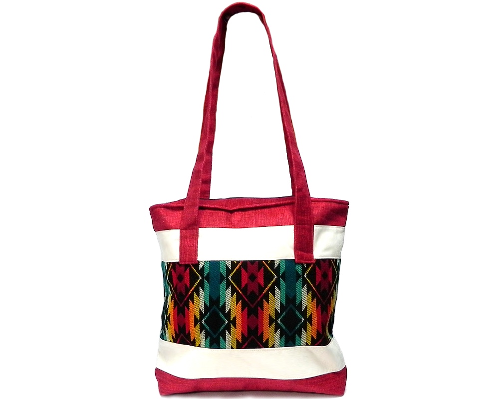 COLOR STRIPES, Jacquard 3 partition Tote for Women-SAHARA001B –  www.soosi.co.in
