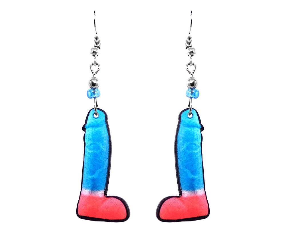 Large Penis Dildo Earrings - Mia Jewel Shop - Erotic Adult Jewelry