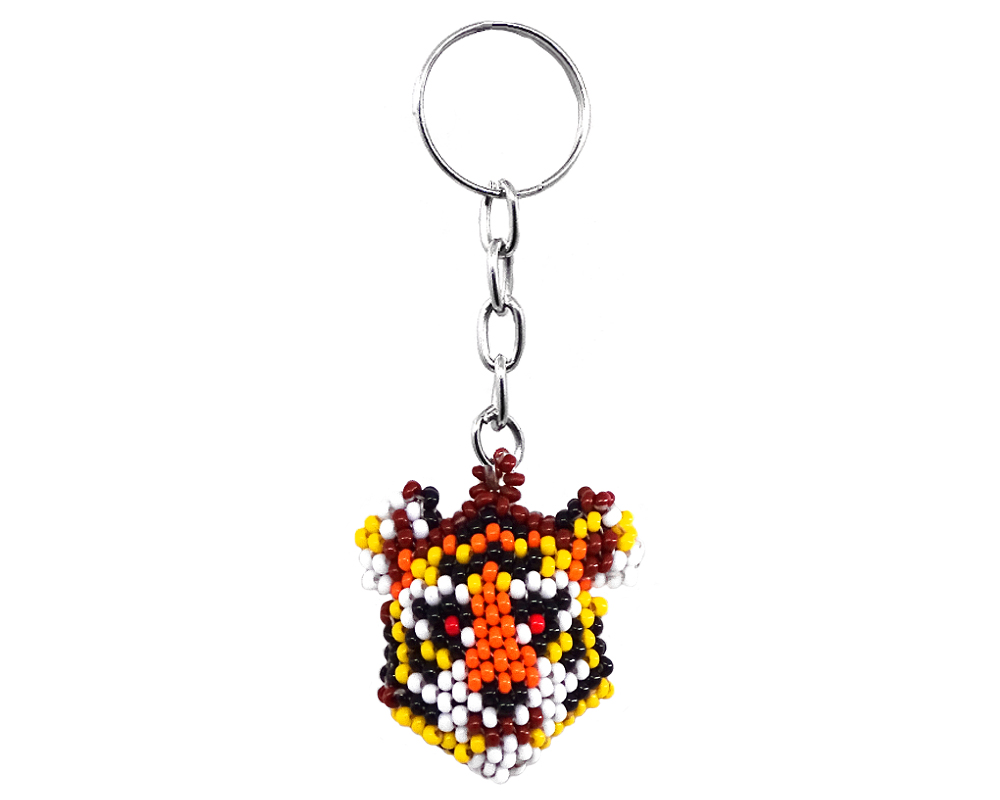 Tiger Keychain Tiger Key Ring Tiger Key Chain Tiger Head