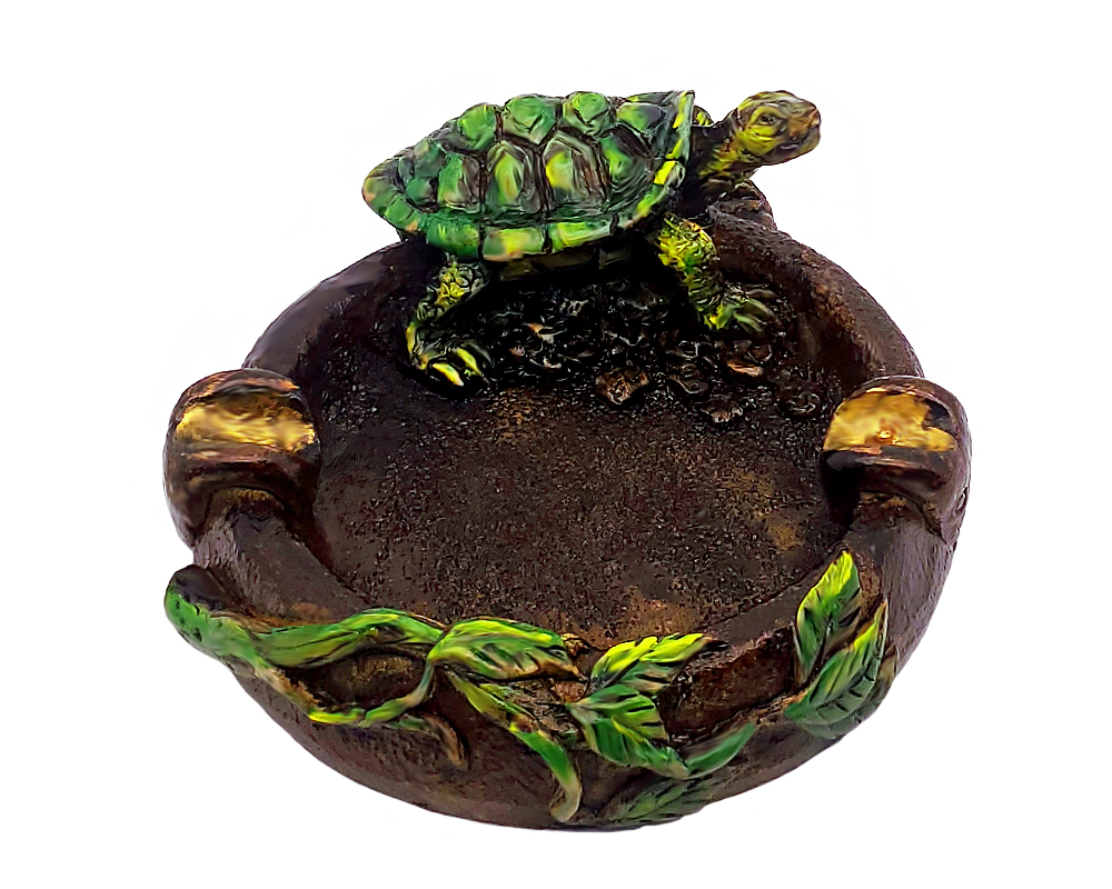 Turtle Round Ash Tray - Gypsy Daze Smokes - Head Shop Accessories