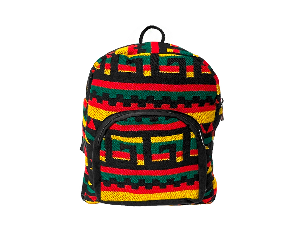 Mini Rasta Aztec Tribal Backpack