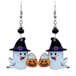 Halloween Ghost Earrings - Trick or Treat